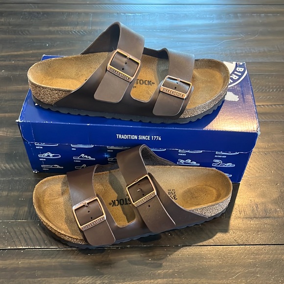 Birkenstock Shoes Birkenstock Arizona Dark Brown Poshmark